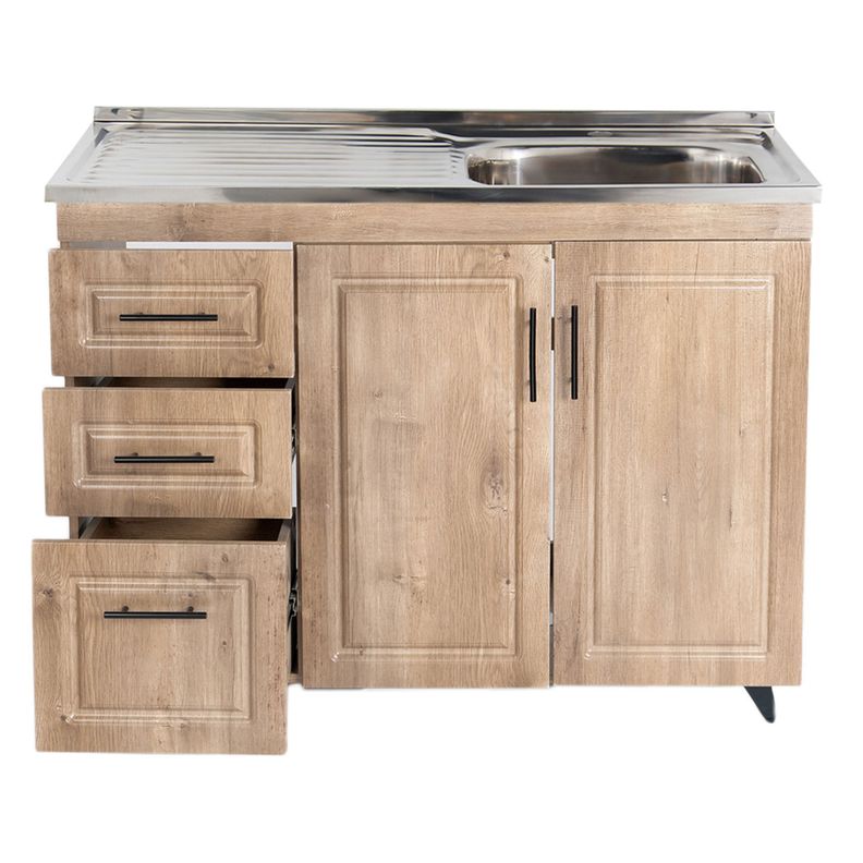 Kit Mueble Lavaplatos Domsa PVC100WI-1