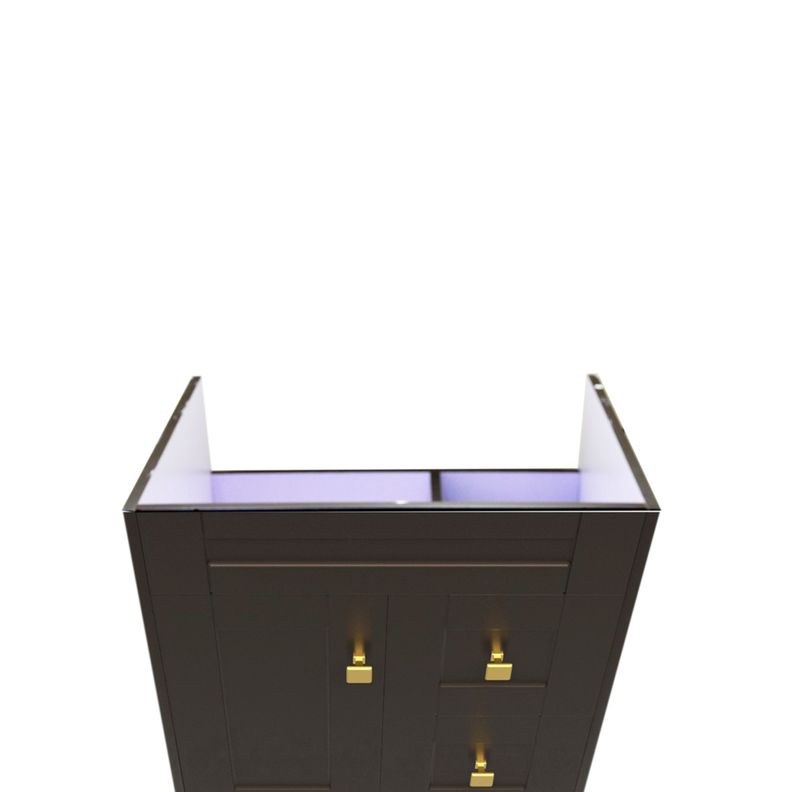 Mueble Vanitorio Domsa N60SK Café (Sin Cubierta)-1