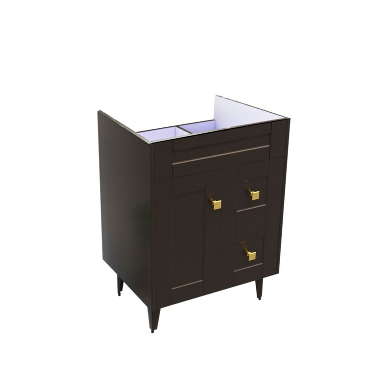 Mueble Vanitorio Domsa N60SK Café (Sin Cubierta)-2