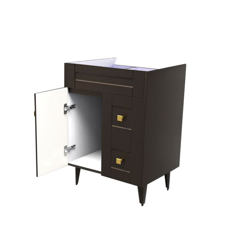 Mueble Vanitorio Domsa N60SK Café (Sin Cubierta)-3