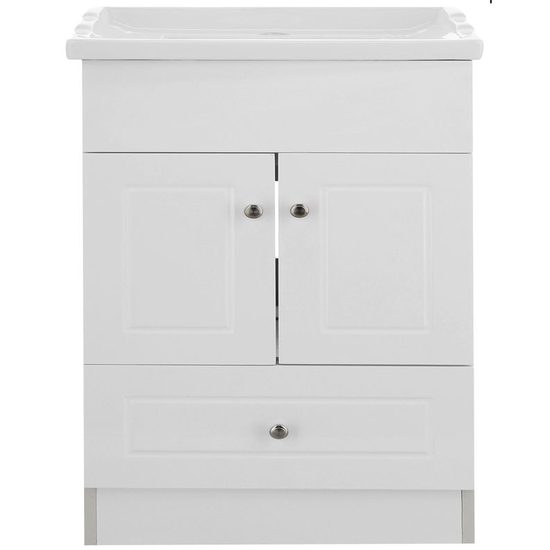 Kit Mueble Vanitorio Domsa Color Blanco B60-PHB+F-60-0