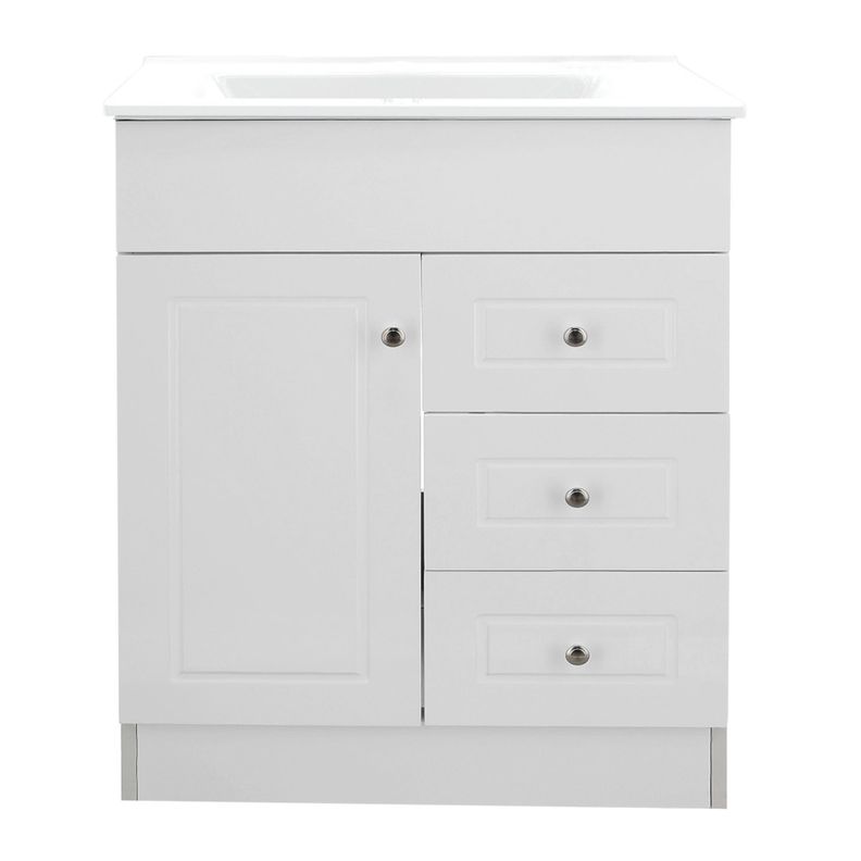 Kit Mueble Vanitorio Domsa Color Blanco B70-PHNB+P-70-0