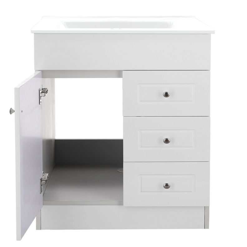 Kit Mueble Vanitorio Domsa Color Blanco B70-PHNB+P-70-1