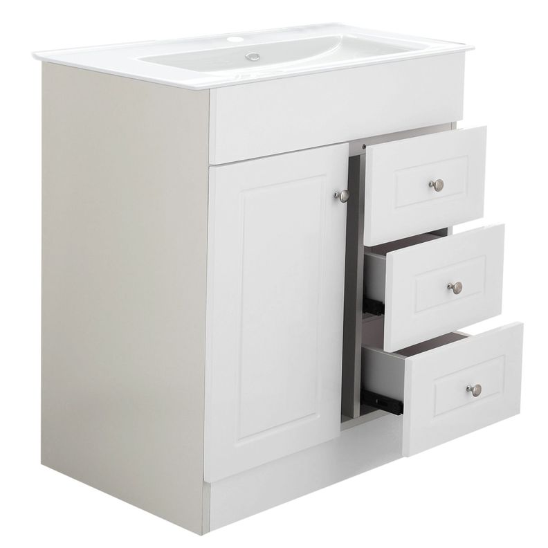 Kit Mueble Vanitorio Domsa Color Blanco B70-PHNB+P-70-3