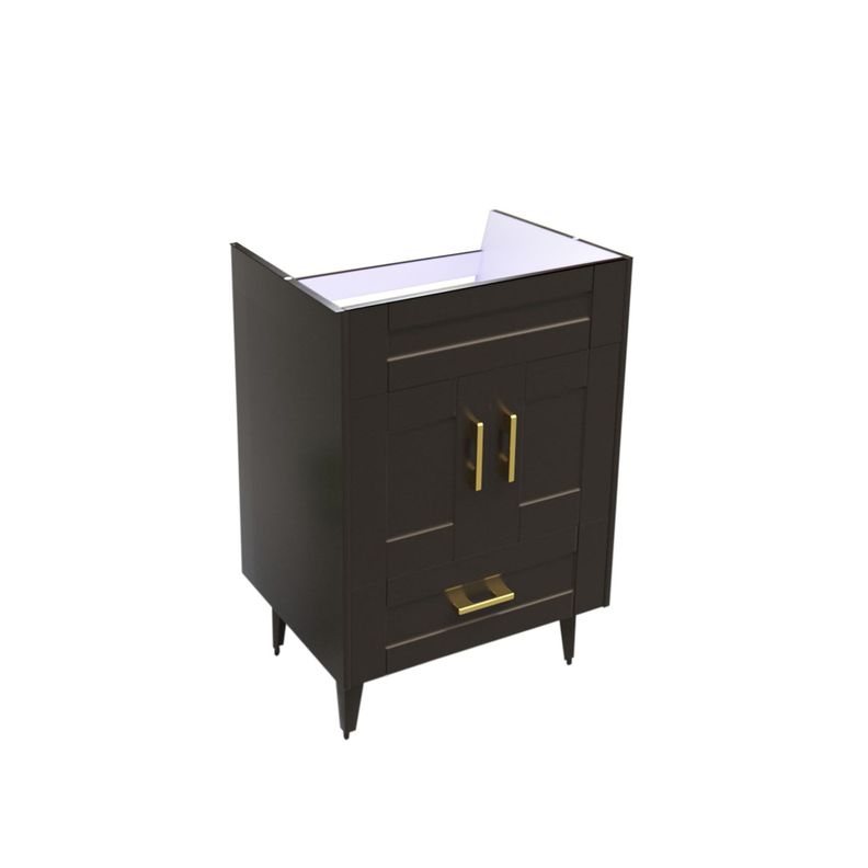 Mueble Vanitorio Domsa 50SK Café (Sin Cubierta)-1