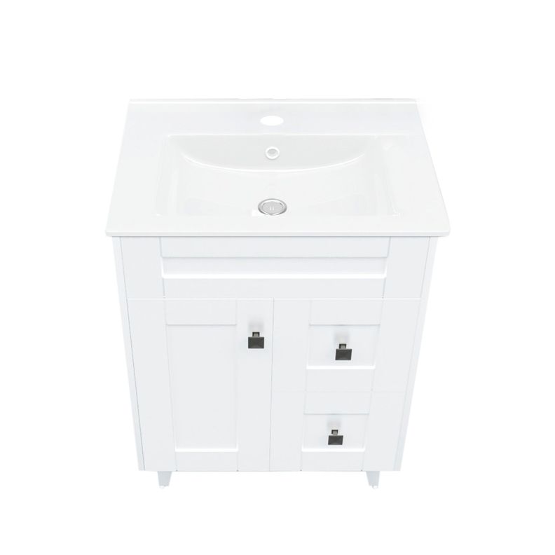 Kit Mueble Vanitorio Domsa Deluxe Blanco N60SK+P-60-1