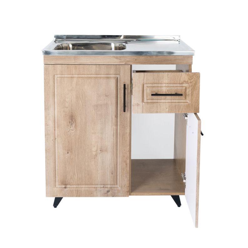 Kit Mueble Lavaplatos Domsa PVC80WD-1