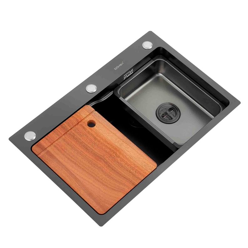 Lavaplatos Deluxe Domsa MDS6845A-BLACK-CON/L-1