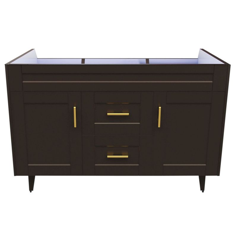 Mueble Vanitorio Domsa D120SK Café (Sin Cubierta)-0