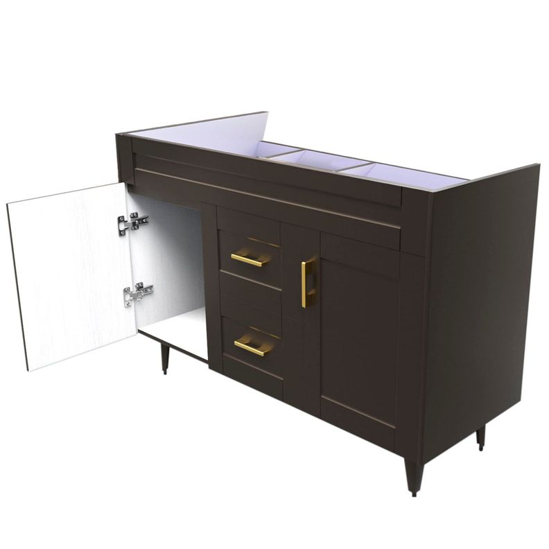 Mueble Vanitorio Domsa D120SK Café (Sin Cubierta)-2