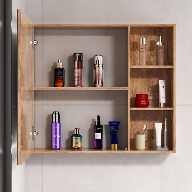 Mueble Botiquin Espejo LED Antiempañante Domsa MMR-70 Wood - 68x80x14cm-2