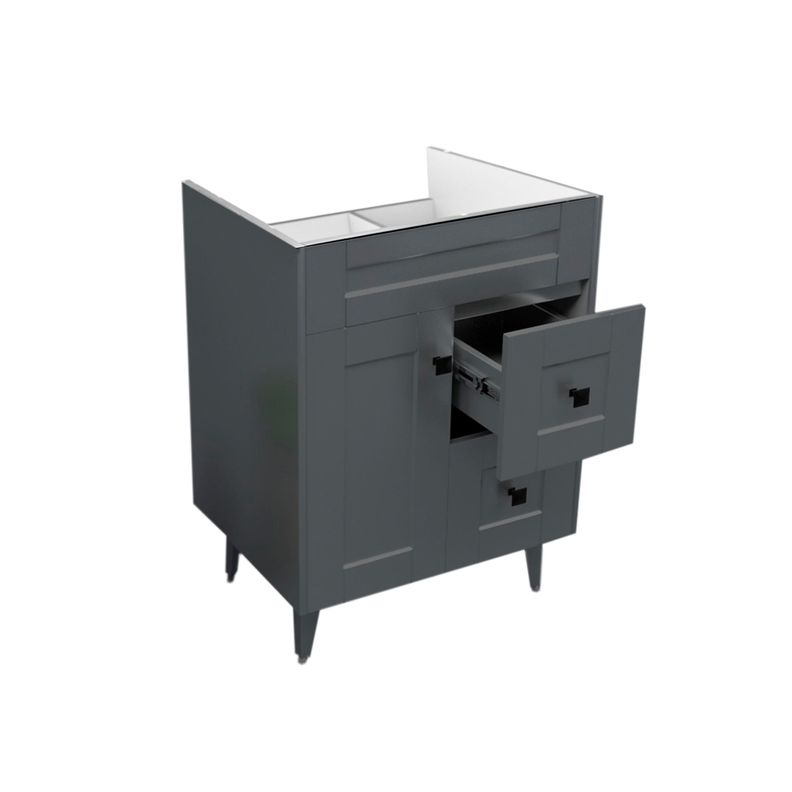 Mueble Vanitorio Domsa N60SK Gris (Sin Cubierta)-2