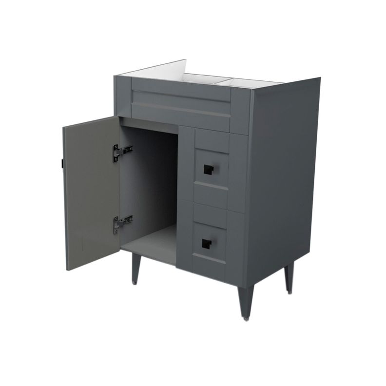 Mueble Vanitorio Domsa N60SK Gris (Sin Cubierta)-3