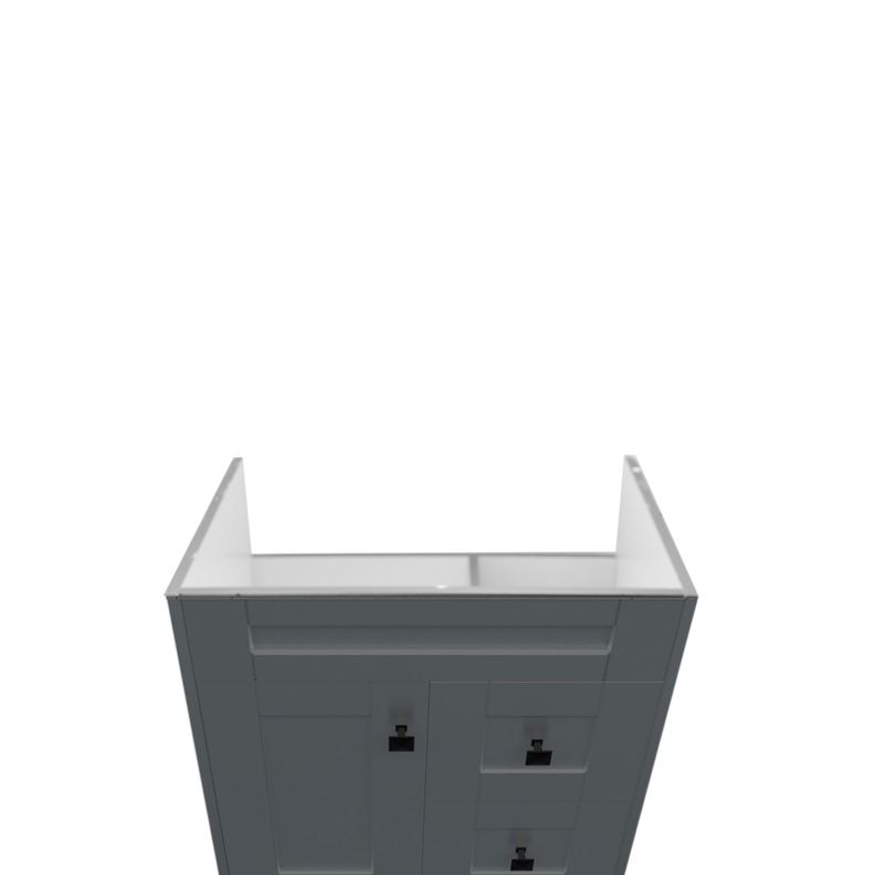Mueble Vanitorio Domsa N60SK Gris (Sin Cubierta)-4
