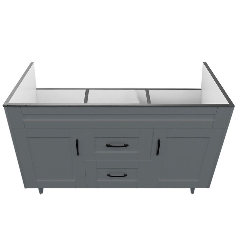 Mueble Vanitorio Domsa D120SK Gris (Sin Cubierta)-1