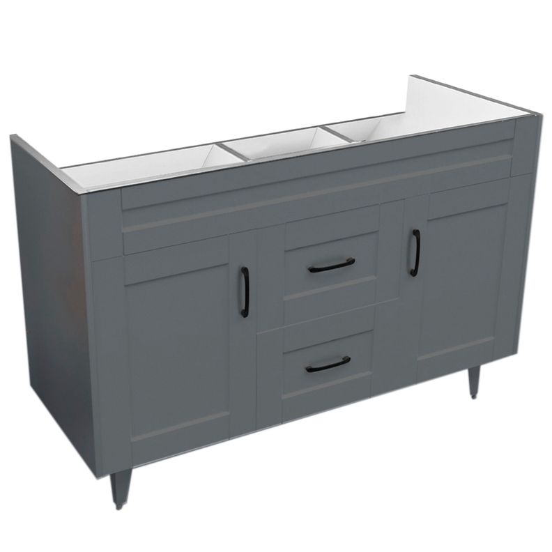 Mueble Vanitorio Domsa D120SK Gris (Sin Cubierta)-2