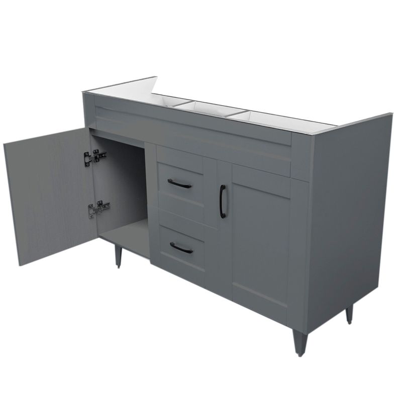 Mueble Vanitorio Domsa D120SK Gris (Sin Cubierta)-3
