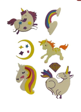 STIKERS GOMA EVA UNICORNIOS-0