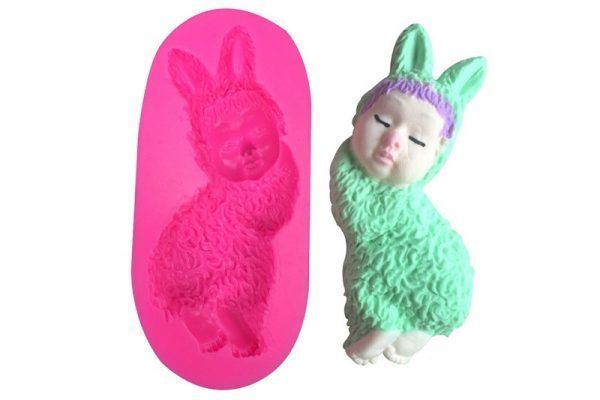 MOLDE PARA FONDANT Coneja-1