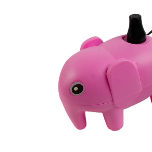 Inflador De Globos Eléctrico Elefante Rosa 9.5x16Cm-1