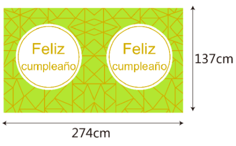 MANTEL 274X137 CM VERDE-1