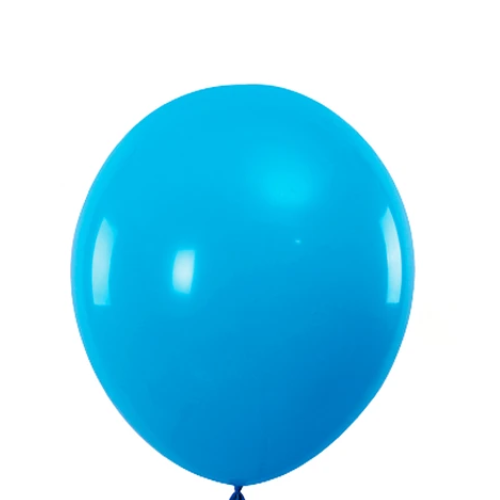 Globos De Látex Azul Claro Mate 100 Pcs 23Cm-1