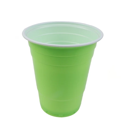 Vasos Plasticos Verde 500ml 10pcs-0