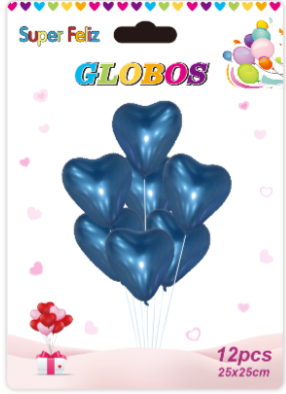 GLOBOS CORAZONES 12PCS AZUL-0