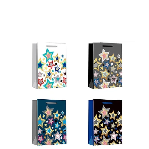 Bolsa De Regalo Estrellas 12x30x39cm-1