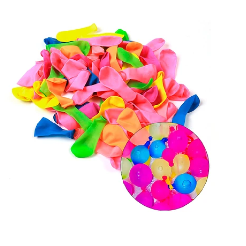 Globos Bomba De Agua Colores Surtidos 200pcs 10cm-0