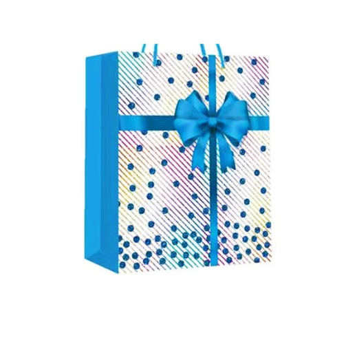 Bolsa De Regalo Lazo Liso 18X8X24Cm | 12 Unid-0