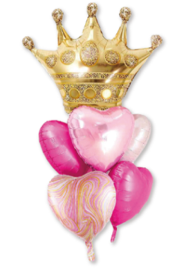 SET GLOBOS CORONA Y CORAZONES-1
