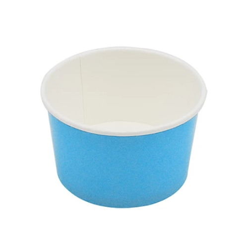 Vaso De Cartón Para Postre Azul 6pcs 8.5x5x7cm-0