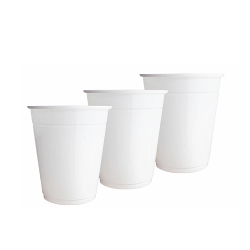 Vasos Plásticos 250 Ml 25pcs Blanco-0