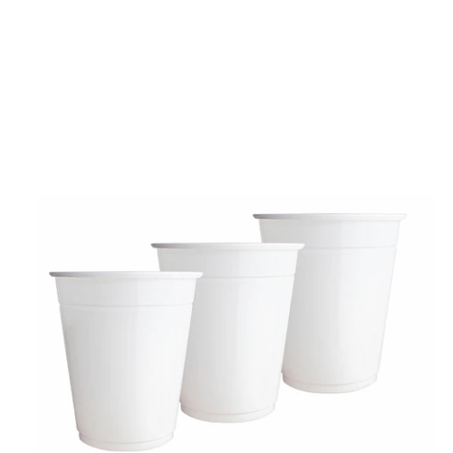 Vasos Plásticos 250 Ml 25pcs Blanco-1