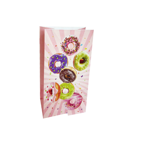 Bolsa De Regalo Diseño Dulces Papel 24X13X8 Cm 12 Unid -0