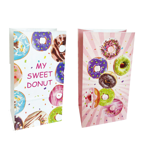 Bolsa De Regalo Diseño Dulces Papel 24X13X8 Cm 12 Unid -1
