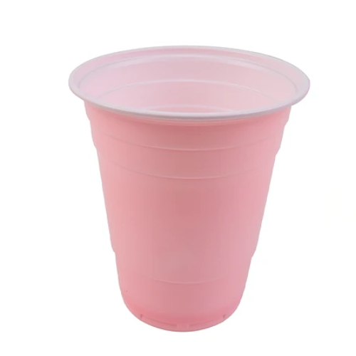 Vasos Plasticos Rosa 500ml 20pcs-0