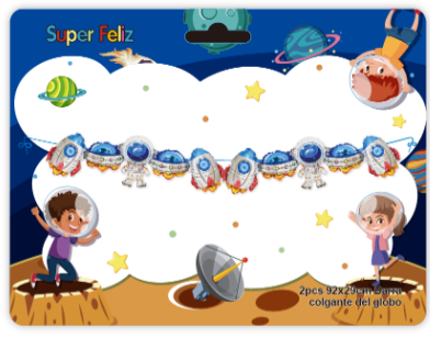 GUINALDA ASTRONAUTA