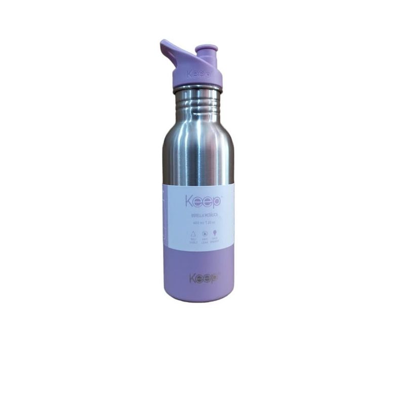 DOCENA BOTELLA METALICA 600ML .-1