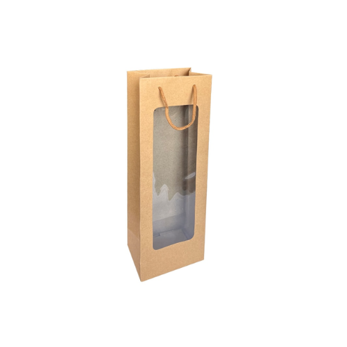 Bolsa Regalo Color Liso Transparente 36X12.5X8.5 Cm 12 Unid-0