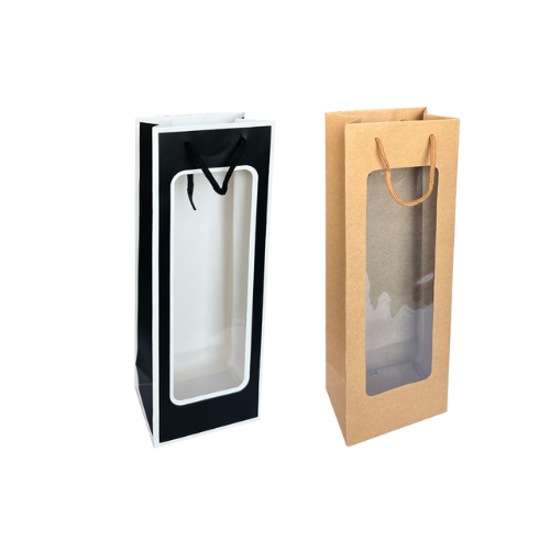 Bolsa Regalo Color Liso Transparente 36X12.5X8.5 Cm 12 Unid-1