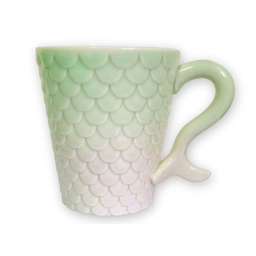 Taza Diseño Escamas Material Ceramica -1