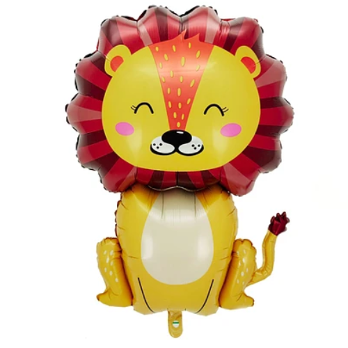 Globo Metalico Diseño Leon 70x101Cm-0