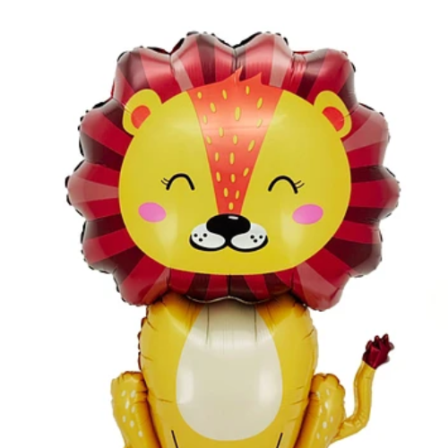 Globo Metalico Diseño Leon 70x101Cm-1