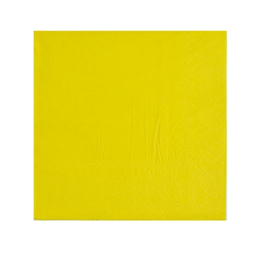 Servilletas Amarilla 20pcs 25x25cm-0
