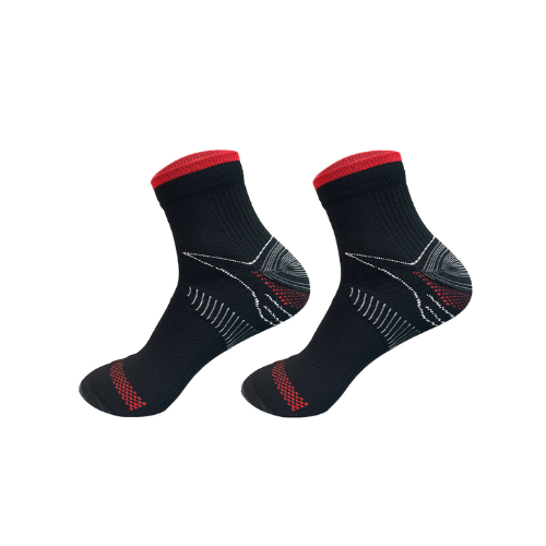Calcetines Unisex Negro De Compresion Talla XXL 12 Unid-0
