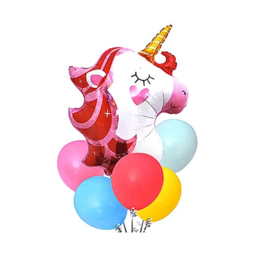 Set De Globos Unicornio 7pcs-0