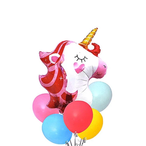 Set De Globos Unicornio 7pcs-1