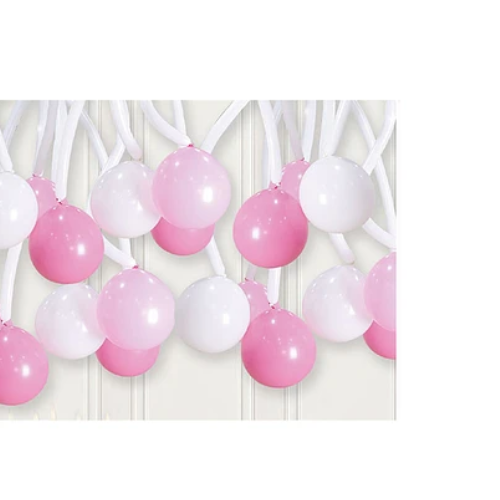 Set De Globos De Latex Rosa-1